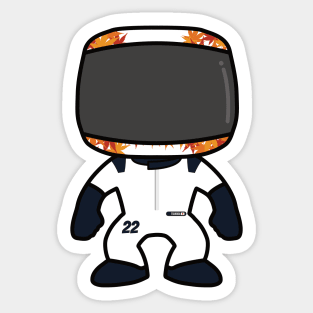 Yuki Tsunoda Custom Mini Figure – F1 2023 Season Sticker